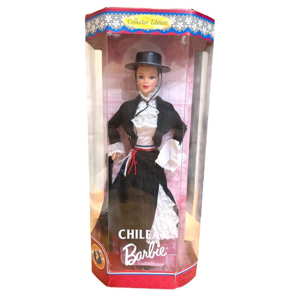 Mattel 1997 Dolls Of The World Chilean Barbie #18559 Collector Edition NRFB Seal